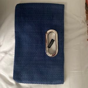 BIJOUX TERNER Navy Blue Clutch